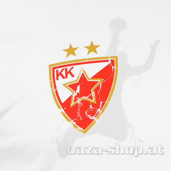 Majica KKCZ "Retro" bela