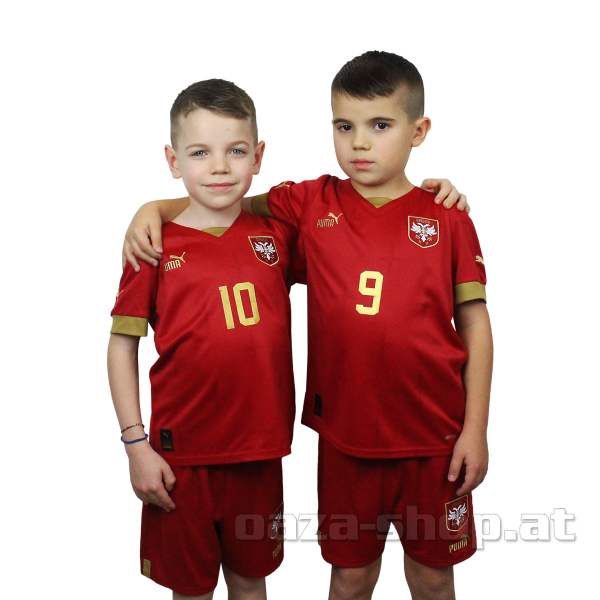 Dečiji crveni dres FSS PUMA SRB 2022/23