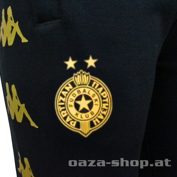 Dečiji šorts Kappa FK Partizan 2025/26 zlatni grb