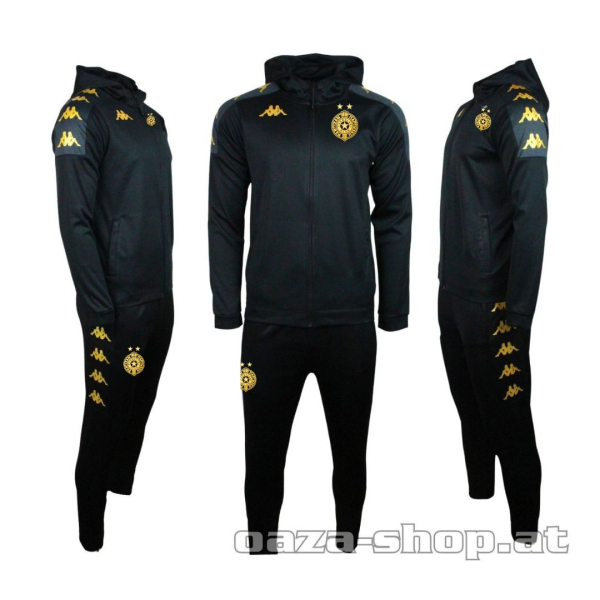 Komplet trening trenerka Kappa Partizan 2025/26 Mod. 2 zlatni grb