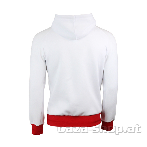 Macron zip duks sa kapuljačom beli CZ 2024/25