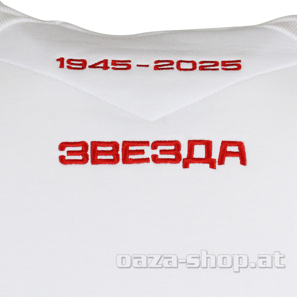 Macron zip duks sa kapuljačom beli CZ 2024/25