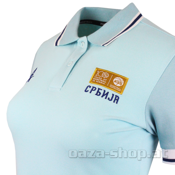 Ženska polo majica SRB PEAK 23/24 svetlo plava