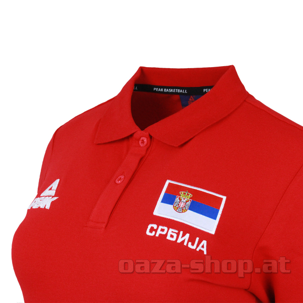 Ženska polo majica PEAK crvena