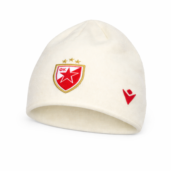Zimska kapa Macron Crvena zvezda 2025/26 bela