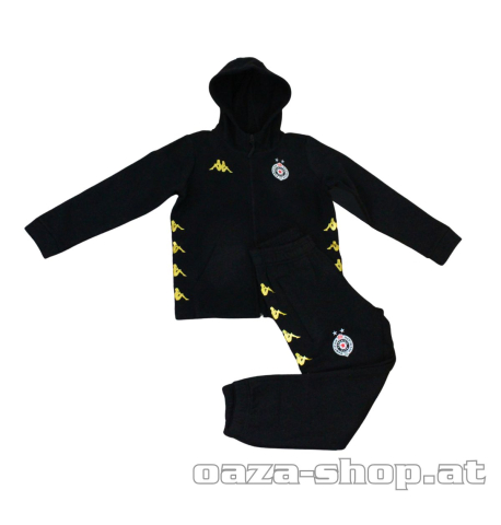 Dečija komplet trenerka Kappa FK Partizan 2025/26 crna