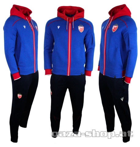 Macron komplet trenerka sa kapuljacom CZ 2025/26 royalblue