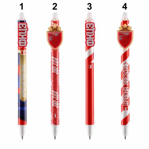 Radierbarer FK Crvena zvezda Gelstift mit blauer Tinte 0,5 mm