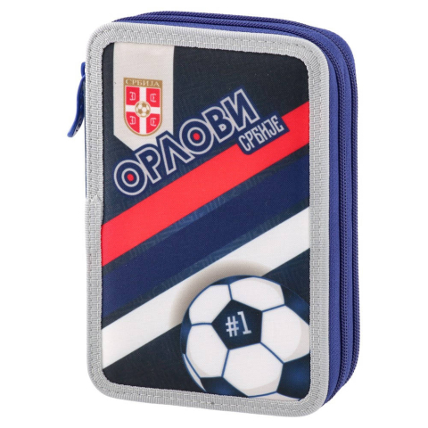 Puna pernica sa 2 zipa Srbija FSS Orlovi Srbije sa fudbalskom loptom