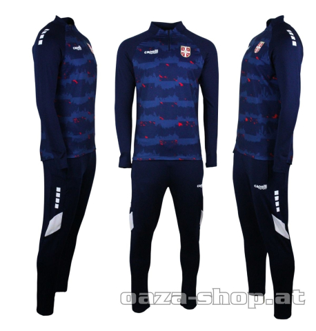 Capelli 1/4 Zip Trainingsanzug FSS 2025/26 Navy Serbien