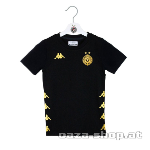 Dečija majica Kappa FK Partizan 2025/26 zlatni grb