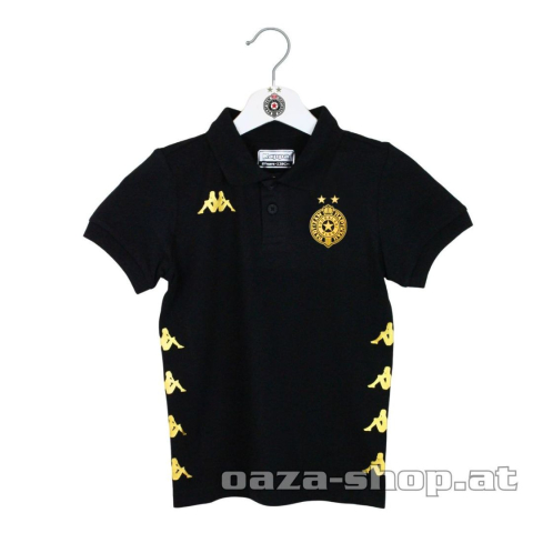 Dečija polo majica Kappa FK Partizan 2025/26 zlatni grb