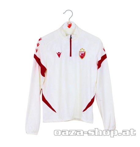 Dečiji macron 1/4 zip trening duks CZ 2025/26 offwhite