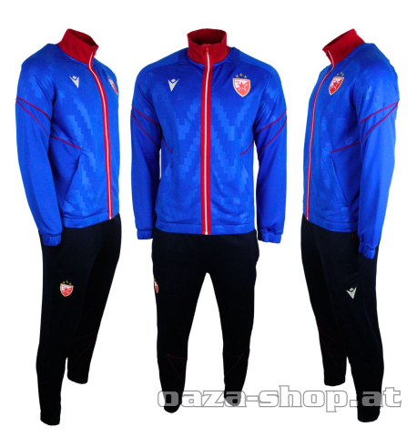 Macron komplet zip trenerka CZ 2025/26 royalblue