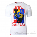 Majica "33. TITULA" bela
