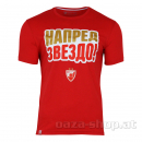 Majica KKCZ "NAPRED ZVEZDO" CRVENA