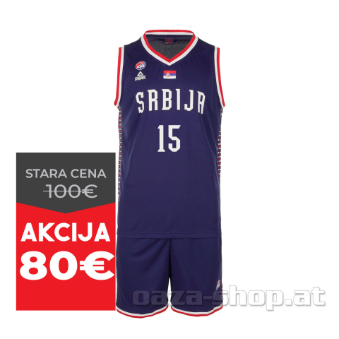 Komplet dres i šorts PEAK KSS 2024/25 teget