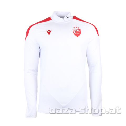 Macron trening 1/4 zip duks beli CZ 2024/25