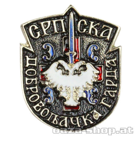 Značka SRB "srpska dobrovoljačka garda"